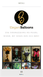 Mobile Screenshot of elegant-balloons.com
